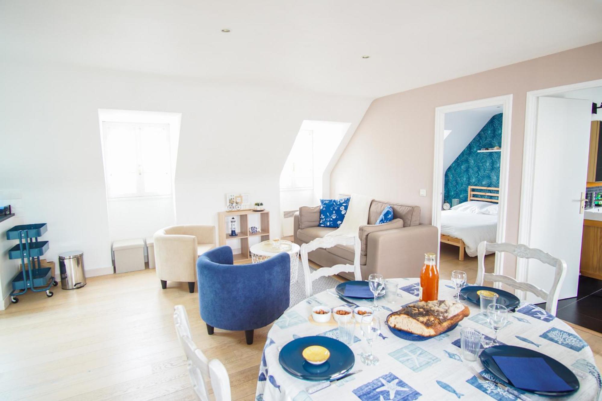-Blush- Appartement Cosy - Proche Ville-Close 孔卡尔诺 外观 照片